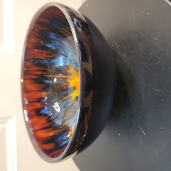 S. Giorgio Albisola by G. Poggi Multi-colored Bowl Mid-century Modern